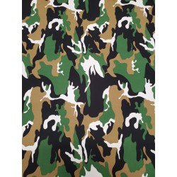 Cotton Camouflage Green