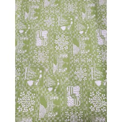 Cotton Hawaiian Quilt Green
