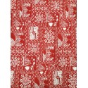 Cotton Hawaiian Quilt Red