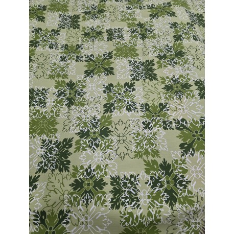 Cotton Overlay Quilt Sage