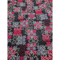 Cotton Overlay Quilt Red