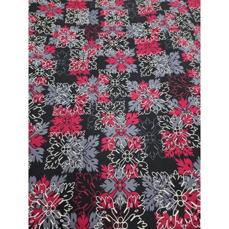 Cotton Overlay Quilt Red