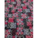 Cotton Overlay Quilt Red