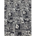 Cotton Mele Kalikimaka Black