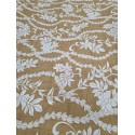 Cotton Tuberose Floral Lei Beige